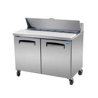 Fogel 45" Refrigerated Sandwich Prep Table w/ Stainless Exterior - FLP-45-12