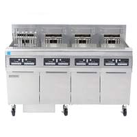 Frymaster Hi-efficiency Electric Fryer Battery with Built-in Filtration - FPRE417TC 