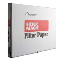 Frymaster Box of 100 Sheets 19-1/2in x 27-1/2in Filter Paper - 8030170 