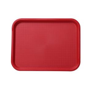 Yanco China Red Melamine 14in x 10in Rectangular Serving Tray - 2dz - FT-14RD 