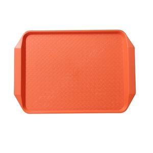 Yanco China Orange Melamine 17in x 12in Serving Tray - 2dz - FT-803OR 