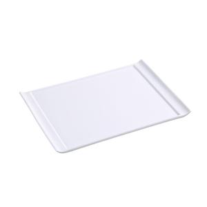 Yanco China Fuji Bone White Porcelain 13in x 9in Rectangular Display Plate - FU-1313 