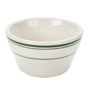 Yanco China Green Band American White Ceramic 7.25oz Bouillon Cup - GB-4 