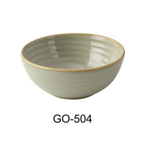 Yanco China Golden Coast Earthy Tone Porcelain 7oz Small Bowl- 3dz - GO-504 
