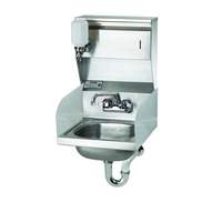 Krowne Metal 16"W Wall Mounted Hand Sink with 7-3/4"" Splash Guards - HS-33 