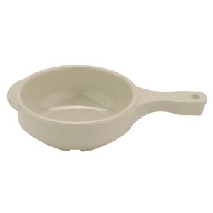 GET Ivory Melamine 12oz 5.25in dia. Soup Bowl with Handle - 2dz - HSB-112-IV 