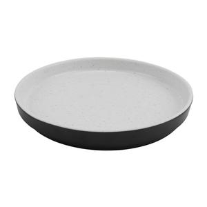 GET Infuse Natural Stone Melamine 8.3in dia. Edge Rim Plate-1dz - INF114 