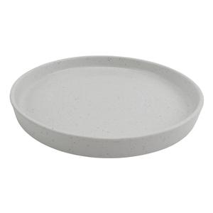 GET Infuse Natural Stone Melamine 12" dia. Edge Rim Plate-8 Each - INF116