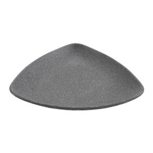 GET Infuse Stone Grey Melamine 8.5" x 8.5" Triangular Plate - INF203
