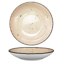 International Tableware, Inc Rotana Wheat 16 oz Ceramic Round Pasta Bowl - RT-107-WH