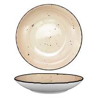 International Tableware, Inc Rotana Wheat 42oz Ceramic Round Pasta Bowl - RT-110-WH 