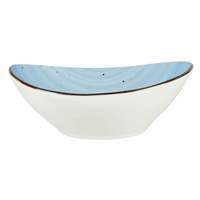 International Tableware, Inc Rotana Iceburg 3-1/2 oz Ceramic Oval Bowl - RT-15-IC