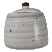 International Tableware, Inc Rotana Stone 8oz Ceramic Sugar Container - RT-61-ST 