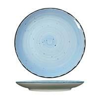 International Tableware, Inc Rotana Iceburg 7" Diameter Ceramic Coupe Plate - RT-7-IC