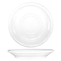 International Tableware, Inc Brighton European White 5-1/2in Diameter Porcelain Saucer - BR-2 
