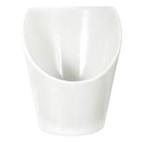 International Tableware, Inc Bright White 5" Diameter Porcelain Appetizer Cup - AP-5