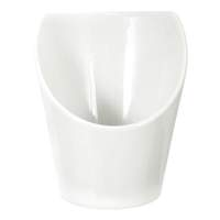 International Tableware, Inc Bright White 7" Diameter Porcelain Appetizer Cup - AP-7