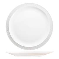 International Tableware, Inc Dresden Bright White 8-3/8in Diameter Narrow Rim Plate - DRN-22 