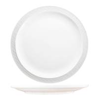 International Tableware, Inc Dresden Bright White 6-1/4in Diameter Porcelain Plate - DRN-6 