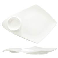 International Tableware, Inc Bright White 16in Diameter Porcelain Plate - KT-160 