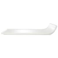 International Tableware, Inc Bright White 12" Porcelain Rectangular Slider Tray - SL-120