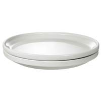 International Tableware, Inc Torino European White 5" Diameter Porcelain Plate - TN-55