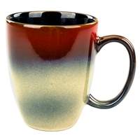 International Tableware, Inc Sioux Falls Rust/Beige 15 oz Ceramic Endeavor Cup - 4415-318