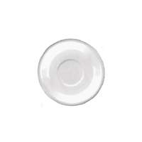 International Tableware, Inc Cancun European White 6-1/4" Ceramic Bistro Saucer - 81376-02S