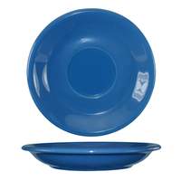 International Tableware, Inc Cancun Light Blue 6-1/4in Ceramic Bistro Saucer - 81376-06S 