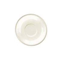 International Tableware, Inc Cancun American White 6-1/8in Ceramic Latte Saucer - 822-01S 