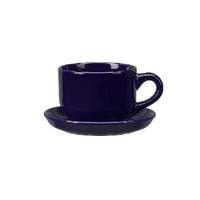 International Tableware, Inc Cancun Cobalt Blue 14oz Ceramic Latte Cup - 822-04 
