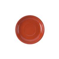 International Tableware, Inc Cancun Crimson Red 6-1/8in Diameter Ceramic Latte Saucer - 822-2194S 