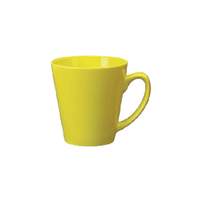 International Tableware, Inc Cancun Yellow 12oz Ceramic Funnel Cup - 839-242 