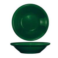 International Tableware, Inc Cancun Green 4-3/4oz Ceramic Fruit Bowl - CAN-11-G 