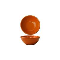 International Tableware, Inc Cancun Orange 12-1/2oz Ceramic Oatmeal/Nappie Bowl - CA-15-O 