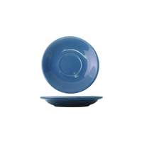 International Tableware, Inc Cancun Light Blue 5-1/2" Diameter Ceramic Saucer - CAN-2-LB