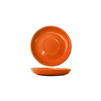 International Tableware, Inc Cancun Orange 5-1/2in Diameter Ceramic Saucer - CAN-2-O 