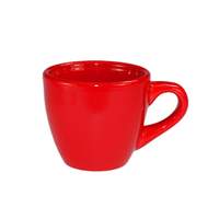 International Tableware, Inc Cancun Crimson Red 3-1/2oz Ceramic A.D. Cup - CA-35-CR 