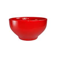 International Tableware, Inc Cancun Crimson Red 15oz Ceramic Footed Bowl - CA-43-CR 