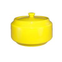 International Tableware, Inc Cancun Yellow 14 oz Ceramic Sugar Bowl - CA-61-Y
