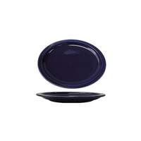 International Tableware, Inc Cancun Cobalt Blue 11-3/4in x 9-1/4in Ceramic Platter - CAN-13-CB 