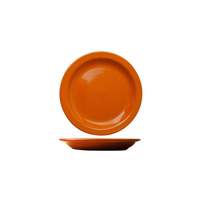 International Tableware, Inc Cancun Orange 10-1/2in Diameter Ceramic Plate - CAN-16-O 