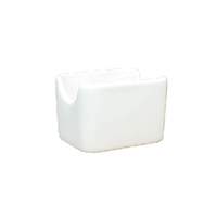 International Tableware, Inc Roma American White 3-3/8"x2-3/8" Ceramic Sugar Holder - CH225-01