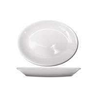 International Tableware, Inc Dover European White 11-3/4" x 8" Porcelain Platter - TN-13/DO-13