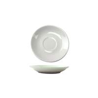 International Tableware, Inc Dover European White 4-3/4in Diameter Porcelain A.D. Saucer - DO-36 
