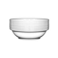 International Tableware, Inc Dresden Bright White 12 oz Porcelain Fruit Bowl - DR-11