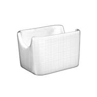International Tableware, Inc Dresden Bright White 3-3/8in x 2-2/8in Porcelain Packet Holder - DR-225 