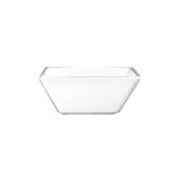 International Tableware, Inc Elite Bright White 15oz Porcelain Square Bowl - EL-15 