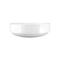 International Tableware, Inc Bright White 36oz Porcelain Sqaure Stackable Bowl - FA-107 