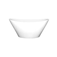 International Tableware, Inc Bright White 2-1/2oz Porcelain Oval Pasadena Bowl - FA-2 